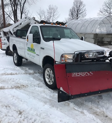 Snow plowing service in mid Michigan.